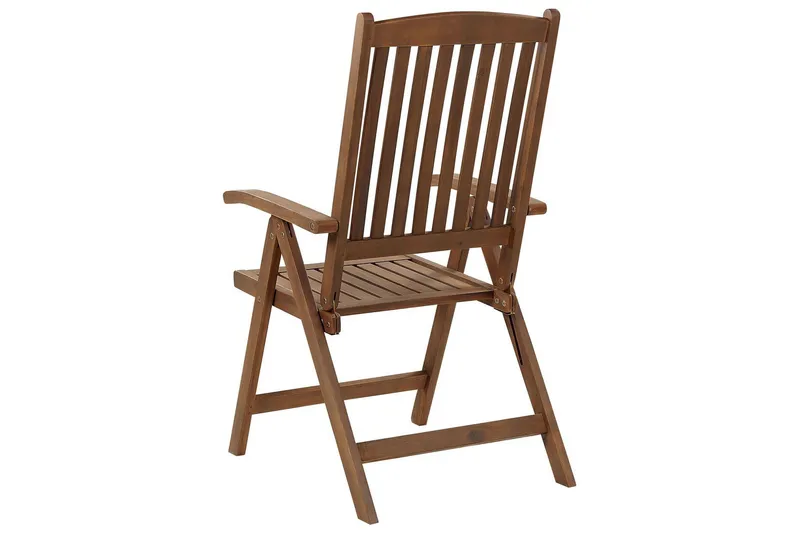 Paolo Asentotuoli - Sininen/Tummanruskea - Puutarhakalusteet - Puutarhatuoli - Säätötuoli