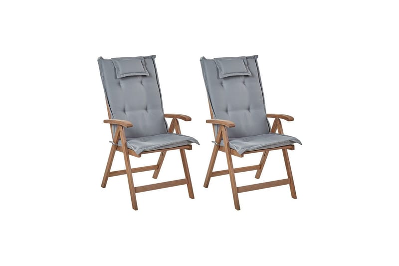 Paolo Asentotuoli - Tummanruskea/Harmaa - Puutarhakalusteet - Puutarhatuoli - Säätötuoli