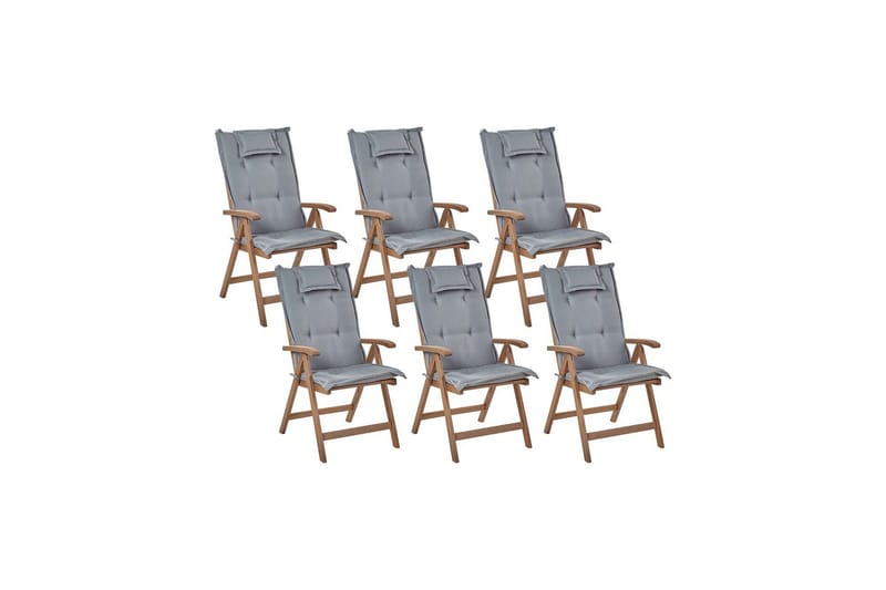 Paolo Asentotuoli - Tummanruskea/Harmaa - Puutarhakalusteet - Puutarhatuoli - Säätötuoli