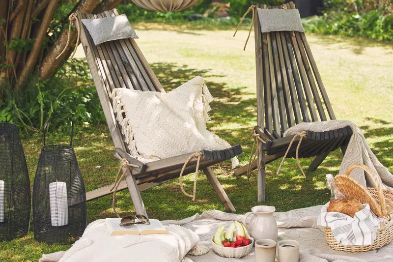 Park Aurinkotuoli - Ruskea - Puutarhakalusteet - Puutarhatuoli - Ulkotilan nojatuolit