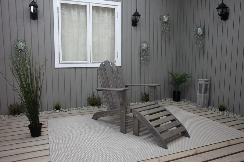 Jakkara Cranston - Harmaa - Puutarhakalusteet - Puutarhatuoli - Parveketuoli & taittotuoli ulos