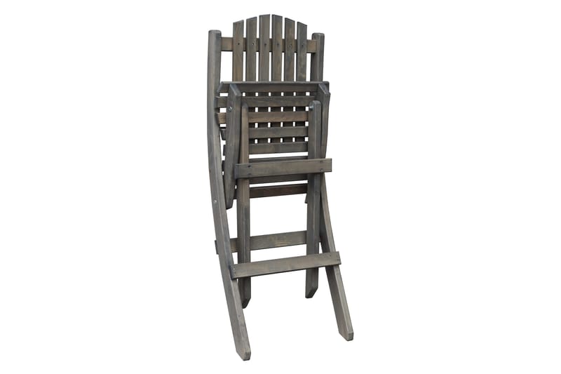 Klaffituoli Delpino - Harmaa - Puutarhakalusteet - Puutarhatuoli - Parveketuoli & taittotuoli ulos