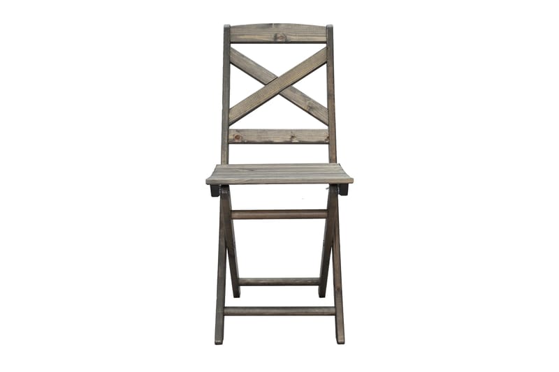 Klaffituoli Edilma - Harmaa - Puutarhakalusteet - Puutarhatuoli - Parveketuoli & taittotuoli ulos