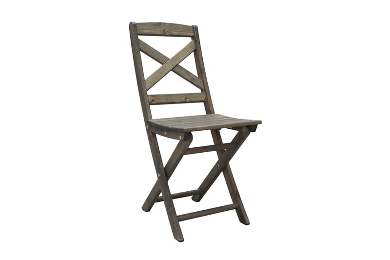 Klaffituoli Edilma - Harmaa - Puutarhakalusteet - Puutarhatuoli - Parveketuoli & taittotuoli ulos