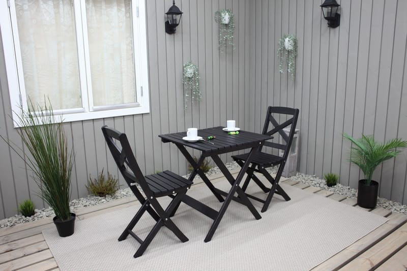 Klaffituoli Edilma - Tummanruskea - Puutarhakalusteet - Puutarhatuoli - Parveketuoli & taittotuoli ulos