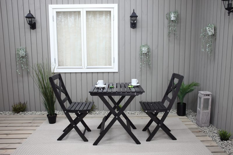 Klaffituoli Edilma - Tummanruskea - Puutarhakalusteet - Puutarhatuoli - Parveketuoli & taittotuoli ulos