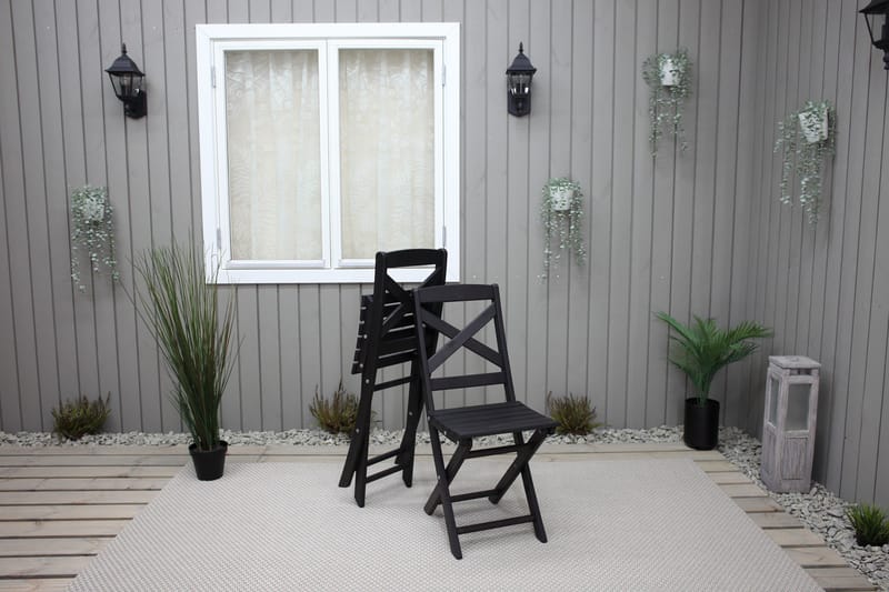 Klaffituoli Edilma - Tummanruskea - Puutarhakalusteet - Puutarhatuoli - Parveketuoli & taittotuoli ulos