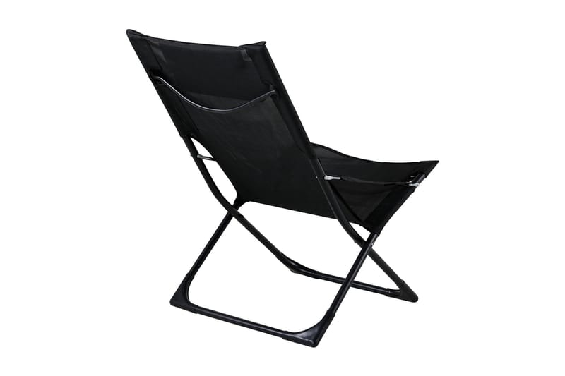 Relaxstol Seville Taitettava pehmusteella - Musta - Puutarhakalusteet - Puutarhatuoli - Parveketuoli & taittotuoli ulos