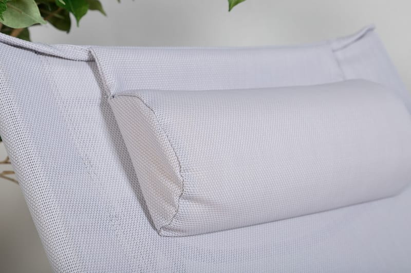 Relaxstol Seville Taitettava pehmusteella - Musta/Harmaa - Puutarhakalusteet - Puutarhatuoli - Parveketuoli & taittotuoli ulos