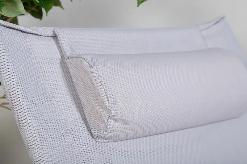 Relaxstol Seville Taitettava pehmusteella - Musta/Harmaa - Puutarhakalusteet - Puutarhatuoli - Parveketuoli & taittotuoli ulos