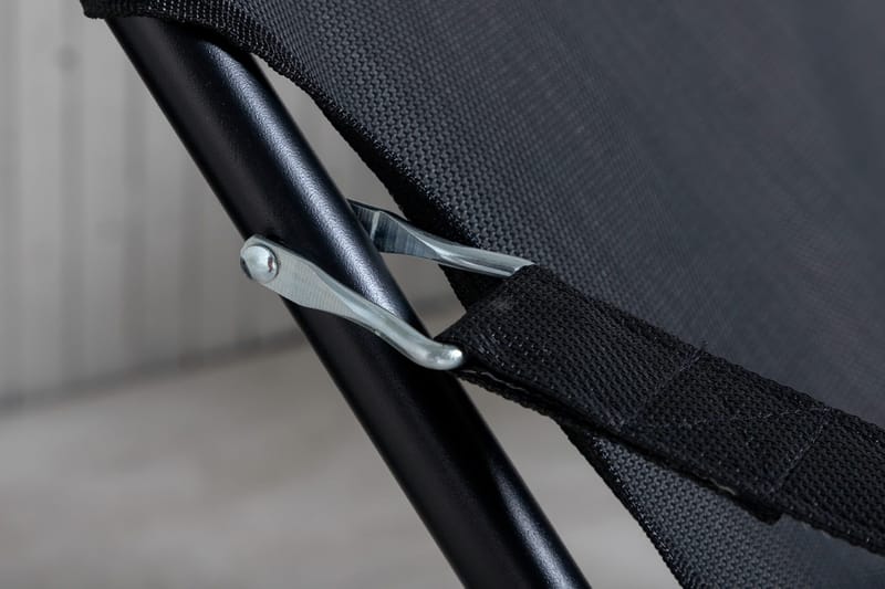 Relaxstol Seville Taitettava pehmusteella - Musta - Puutarhakalusteet - Puutarhatuoli - Parveketuoli & taittotuoli ulos