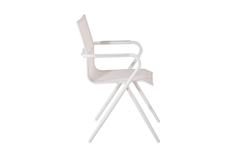 Ruokatuoli Alina - Valkoinen - Puutarhakalusteet - Puutarhatuoli - Parveketuoli & taittotuoli ulos