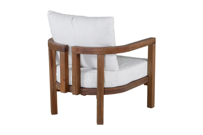 Tuoli Erica pehmusteella Puu - Puu/Luonnonväri - Puutarhakalusteet - Puutarhatuoli - Parveketuoli & taittotuoli ulos