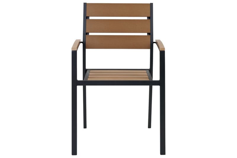 Pereta Käsinojatuoli - Vaaleanruskea/Musta - Puutarhakalusteet - Puutarhatuoli - Karmituoli ulos