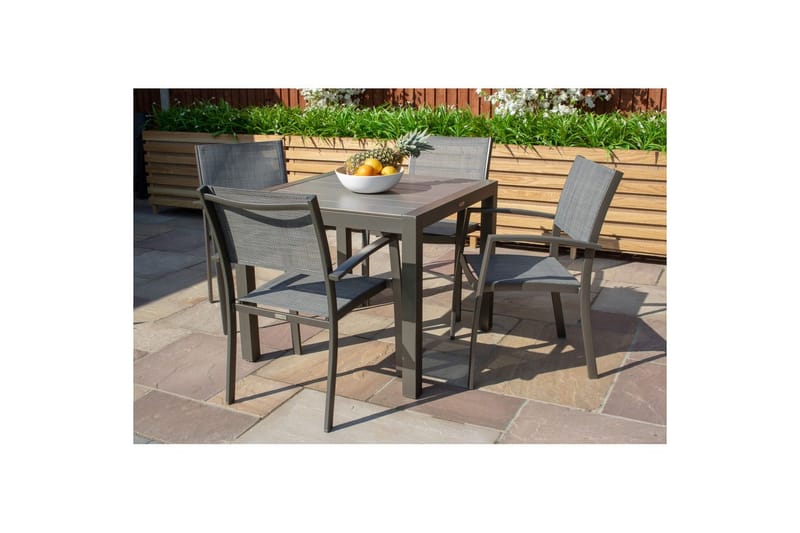 Pinottava nojatuoli Lifestyle Garden Solana 4 kpl - Puutarhakalusteet - Puutarhatuoli - Karmituoli ulos