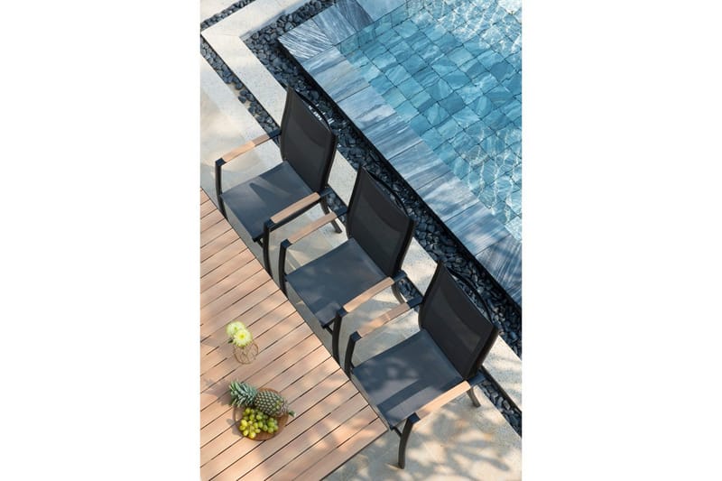 Pinottava nojatuoli Lifestyle Garden Panama 4 kpl - Puutarhakalusteet - Puutarhatuoli - Karmituoli ulos