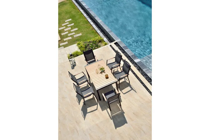 Pinottava nojatuoli Lifestyle Garden Panama 4 kpl - Puutarhakalusteet - Puutarhatuoli - Karmituoli ulos