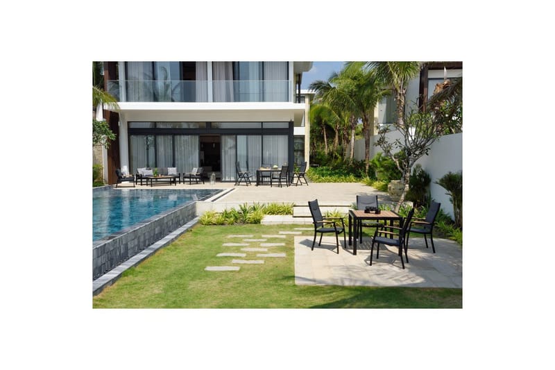 Pinottava nojatuoli Lifestyle Garden Panama 4 kpl - Puutarhakalusteet - Puutarhatuoli - Karmituoli ulos