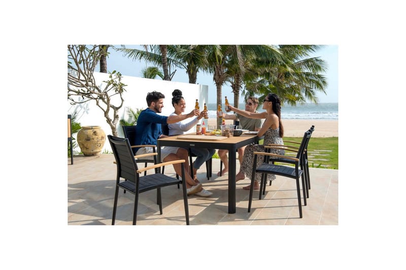 Pinottava nojatuoli Lifestyle Garden Portals lite 4 - Puutarhakalusteet - Puutarhatuoli - Karmituoli ulos