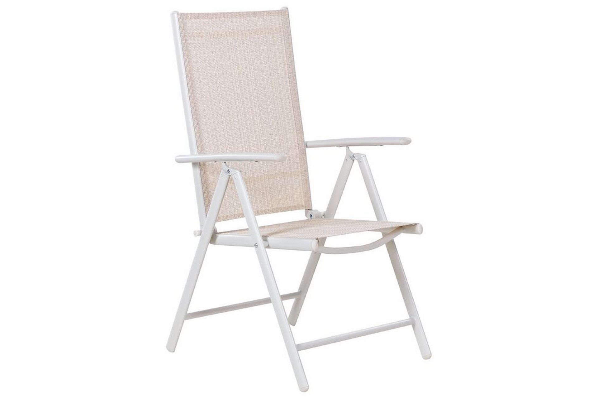 Positionsstol Beige, Vit