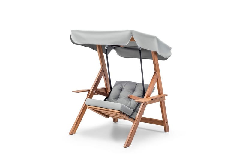 Puutarhan yksittäinen keinutuoli Limca Keinu Harmaa, Harmaa