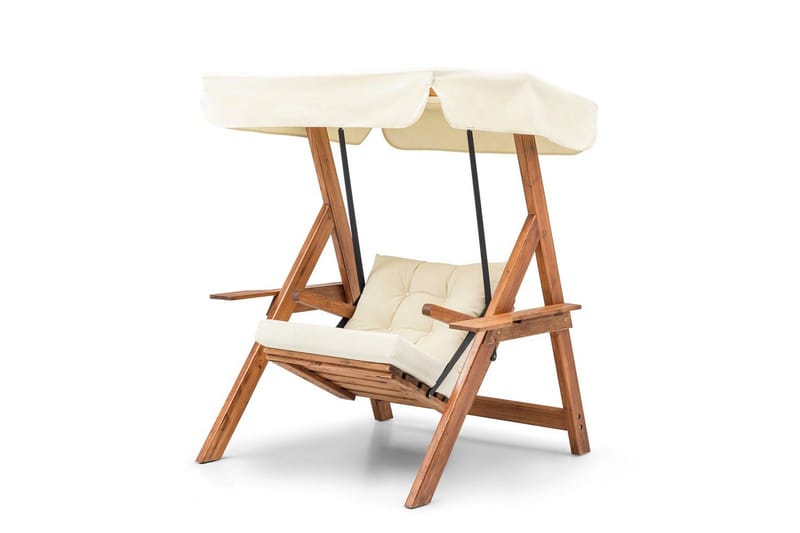 Puutarhan yksittäinen keinutuoli Limca Keinu Kerma - Kerma - Puutarhakalusteet - Puutarhatuoli - Riipputuoli