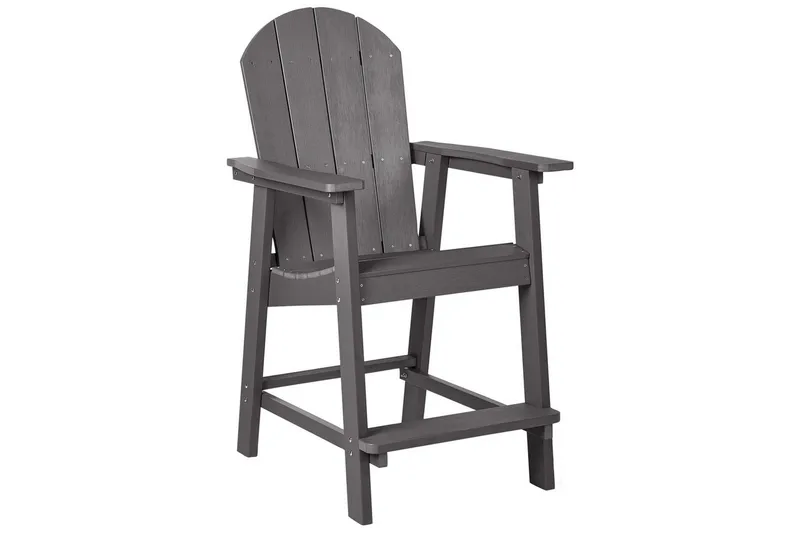 Puutarhatuoli Adirondack - Harmaa, 58x71x124 cm - Puutarhakalusteet - Puutarhatuoli - Karmituoli ulos