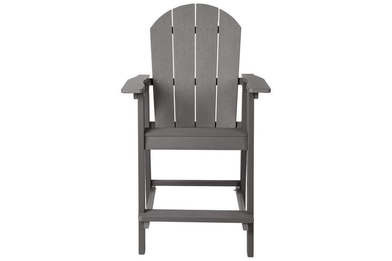 Puutarhatuoli Adirondack - Harmaa, 58x71x124 cm - Puutarhakalusteet - Puutarhatuoli - Karmituoli ulos