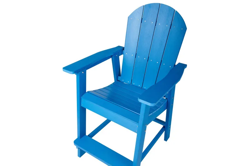 Puutarhatuoli Adirondack - Sininen, 58x71x124 cm - Puutarhakalusteet - Puutarhatuoli - Karmituoli ulos