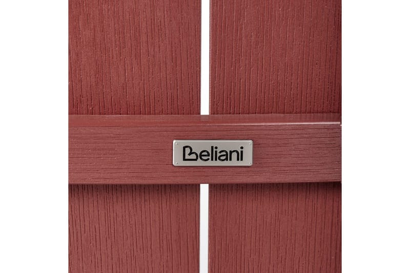 Puutarhatuoli Adirondack - Punainen, 58x71x124 cm - Puutarhakalusteet - Puutarhatuoli - Karmituoli ulos