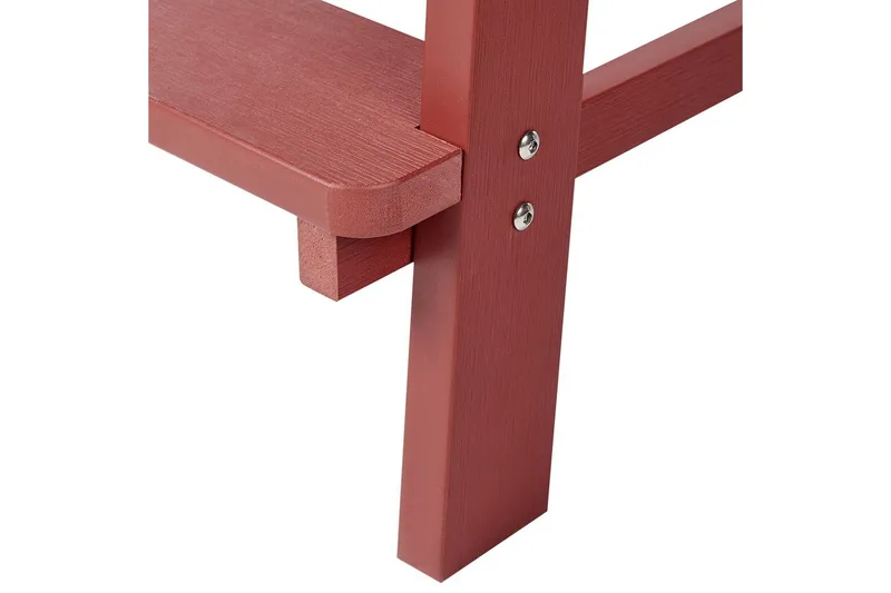 Puutarhatuoli Adirondack - Punainen, 58x71x124 cm - Puutarhakalusteet - Puutarhatuoli - Karmituoli ulos