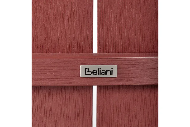 Puutarhatuoli Adirondack - Punainen, 58x71x124 cm - Puutarhakalusteet - Puutarhatuoli - Karmituoli ulos