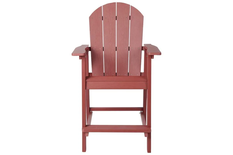 Puutarhatuoli Adirondack - Punainen, 58x71x124 cm - Puutarhakalusteet - Puutarhatuoli - Karmituoli ulos