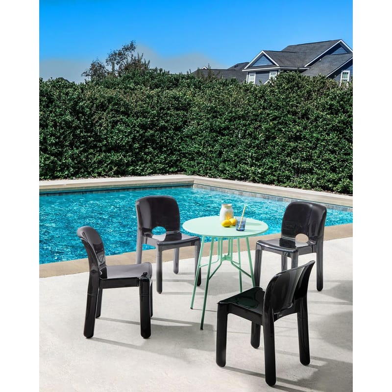 Puutarhatuoli Betim 4-pakkaus - Musta - Piha & ulkoaltaat - Lasiterassi & pihamökki - Huvimaja