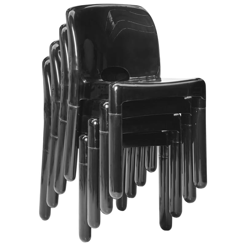 Puutarhatuoli Betim 4-pakkaus - Musta - Puutarhakalusteet - Puutarhatuoli - Karmituoli ulos