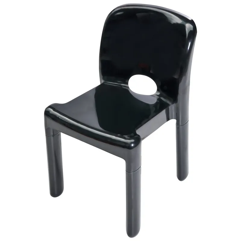 Puutarhatuoli Betim 4-pakkaus - Musta - Puutarhakalusteet - Puutarhatuoli - Karmituoli ulos