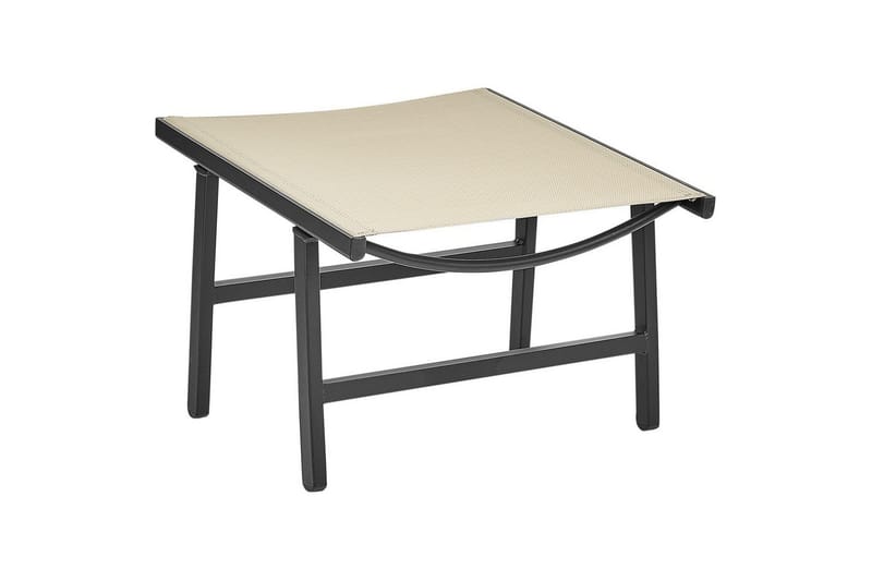 Puutarhatuoli Marceddi - Beige, musta - Puutarhakalusteet - Puutarhatuoli - Ulkotilan nojatuolit