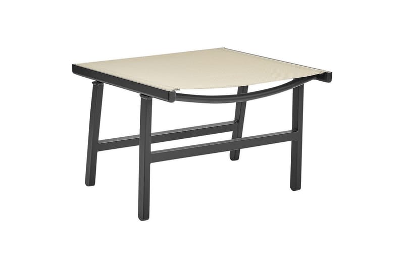 Puutarhatuoli Marceddi - Beige, musta - Puutarhakalusteet - Puutarhatuoli - Ulkotilan nojatuolit