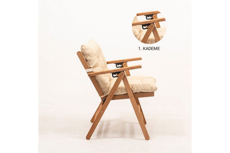 Puutarhatuoli Ruvin Kerma - Kerma - Puutarhakalusteet - Puutarhatuoli - Parveketuoli & taittotuoli ulos