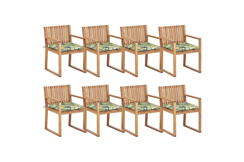 Puutarhatuoli Sassari II, Vaalea puu, vihreä