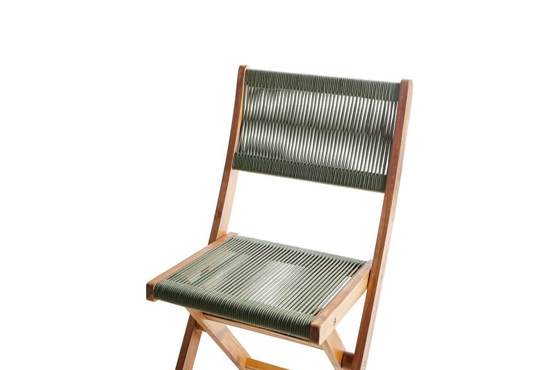 Puutarhatuoli Prossedi 2:n sarja Vihreä/vaalea puu - Vihreä/vaalea puu - Puutarhakalusteet - Puutarhatuoli - Karmituoli ulos