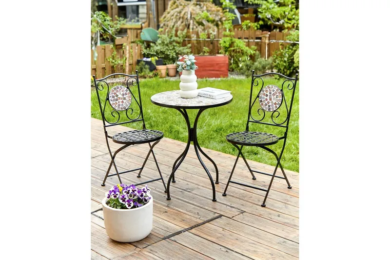 Puutarhatuolien sarja, 2 kpl Casario - Puutarhakalusteet - Puutarhatuoli - Parveketuoli & taittotuoli ulos