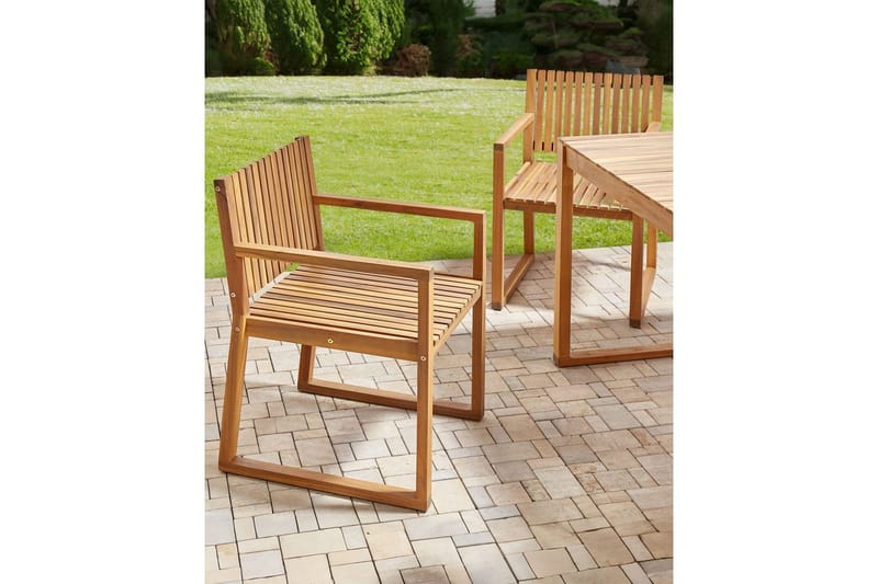 Puutarhatuolien sarja, 2 kpl Sassari II - Puutarhakalusteet - Puutarhatuoli - Karmituoli ulos