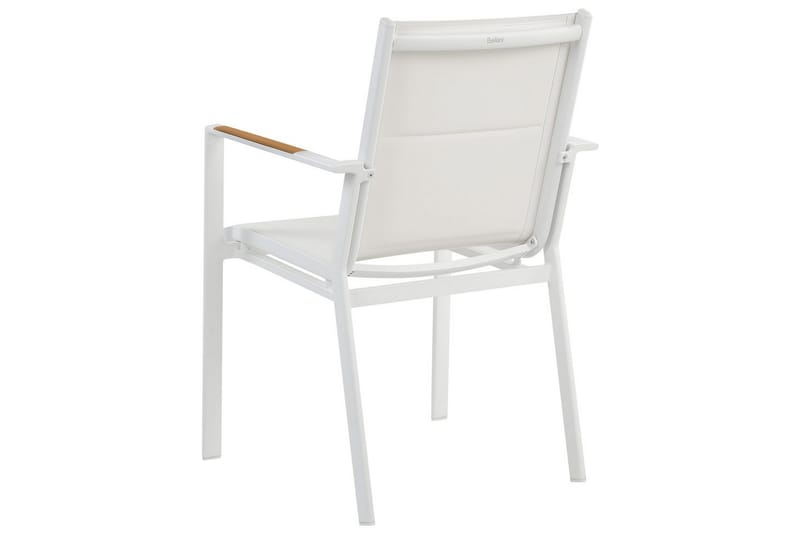 Puutarhatuolien sarja, 4 kpl Busseto - Valkoinen - Puutarhakalusteet - Puutarhatuoli - Karmituoli ulos