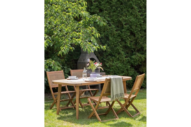 Puutarhatuolien sarja, 4 kpl Paraggi - Puutarhakalusteet - Puutarhatuoli - Parveketuoli & taittotuoli ulos