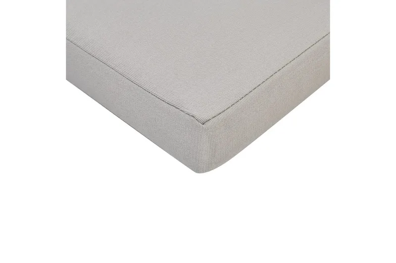 Puutarhatuolien sarja, 6 kpl Taviano - Valkoinen, harmaa, vaalea puu - Puutarhakalusteet - Puutarhatuoli - Karmituoli ulos