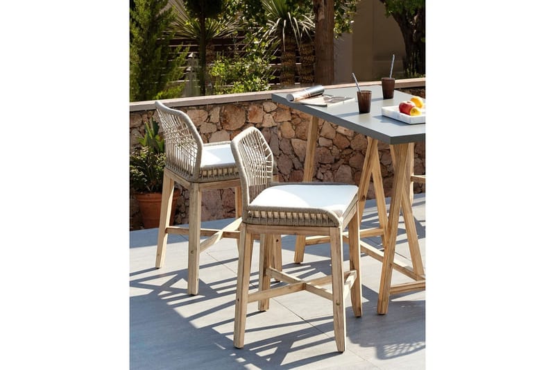 Puutarhatuolit 2 kpl Talamone - Puutarhakalusteet - Puutarhatuoli - Ulkotilan baarituoli