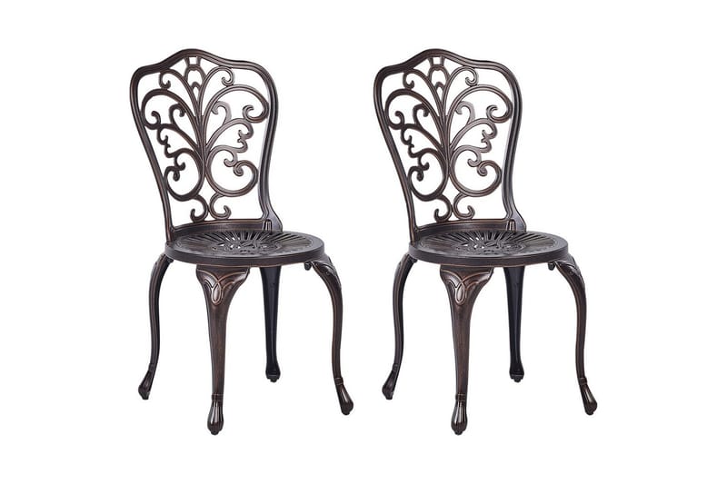 Puutarhatuolit 2 kpl Triora, Ruskea