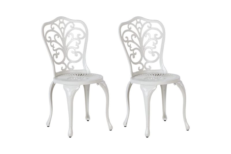 Puutarhatuolit 2 kpl Triora, Valkoinen