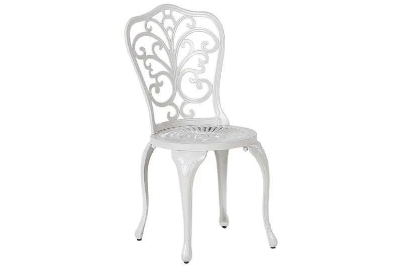 Puutarhatuolit 2 kpl Triora - Valkoinen - Puutarhakalusteet - Puutarhatuoli - Karmituoli ulos